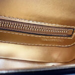 Valentino Vlogo Chain Small Laminated Nappa Shoulder Bag